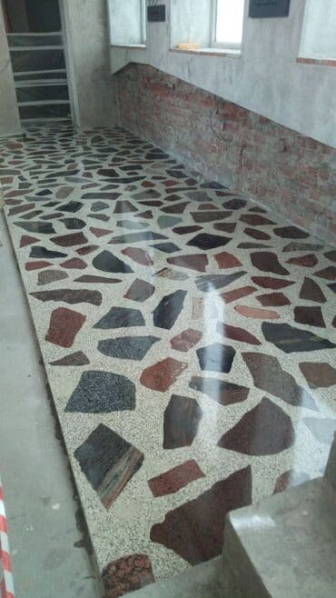 кварц винил бишкек цена: Терраццо полы, Устройство мозаичного покрытия пола ТЕРРАЦЦО, Наливные — 19