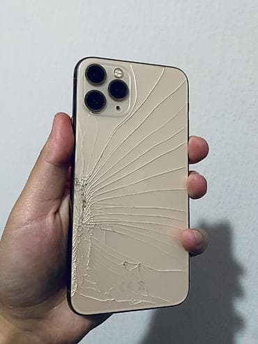 iphone 9 pro: IPhone 11 Pro, Б/у, 64 ГБ, Золотой, Защитное стекло, Чехол, 72 % — 2