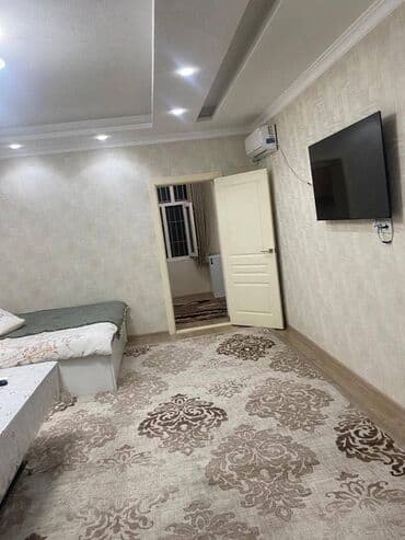 квартира берилет ош рынок: 1 бөлмө, Душ кабинасы, Жаздык, жууркан-төшөк каптары, Кондиционер — 1