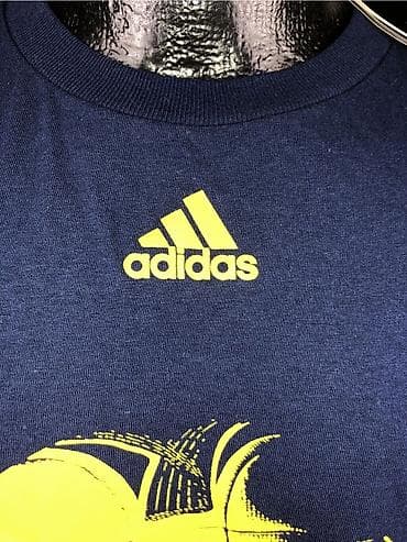 Футболки: Мужская футболка, L, Adidas, Новый, цвет - Синий, Самовывоз — 3