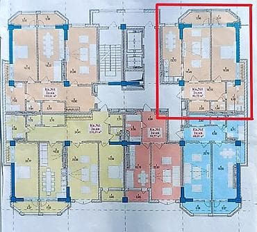 gala group: 2 комнаты, 92 м², Элитка, 7 этаж, Готовая ПСО (под самоотделку) — 2