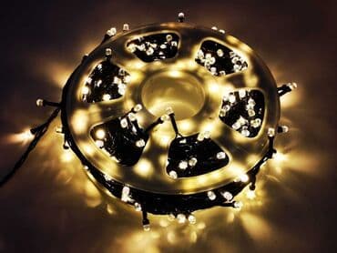 мощные садовые фонари на солнечных батареях: Уличная гирлянда 50 м Прекрасно подходит для украшения дома — 3