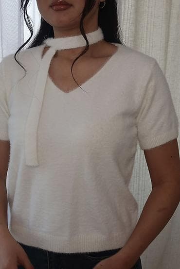 белая футболка: Кофта, Стандарт — 3