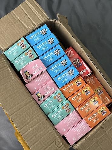 игрушки майнкрафт: Mini bricks 🔥 40 коробок, некоторые коробки помялись при — 1