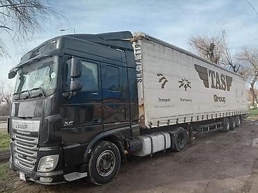 коробка на даф: Тягач, DAF, Тентованный — 3