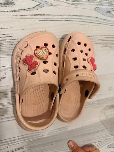 джибитсы: Детские Crocs Classic (оригинал), цвет нежно‑розовый. - Размер: C7/C8 — 4