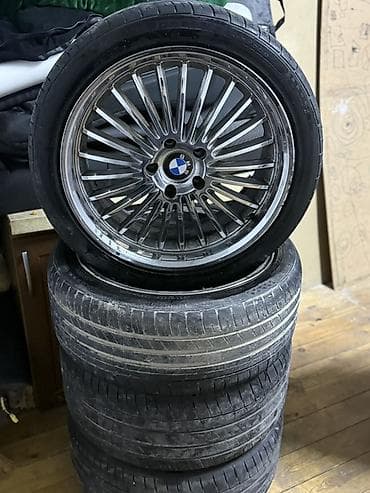 запаска bmw: Колеса в сборе R 19, Лето, Б/у, Комплект, Литые, отверстий - 5 — 2