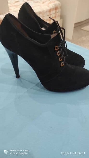 обувь для работы: Женская обувь, набор из 4 пар. 1) Ботильоны на высокой шпильке с — 8