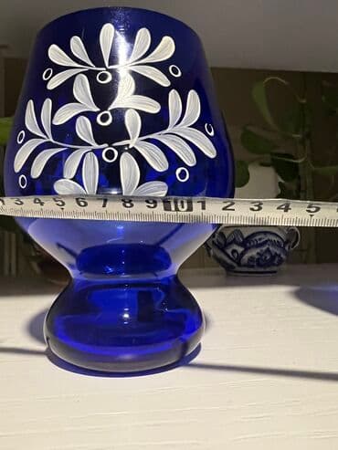 Искусство и коллекционирование: Вазы! Старинные ! Ручная роспись !Шикарная 3 йка! Ваза и подсвечники — 8