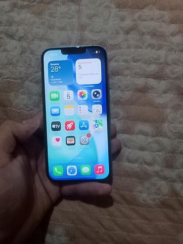 Техника жана электроника: IPhone 13, Колдонулган, 128 ГБ, Көк, Каптама, 91 % — 3