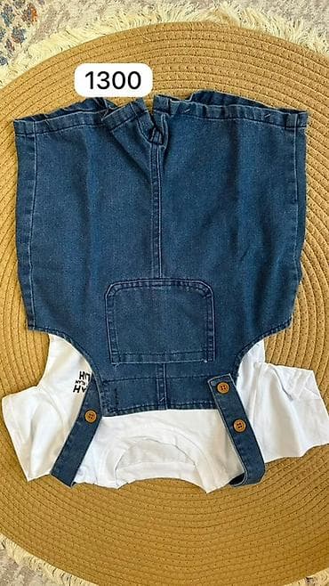 носки белые: Детский ромпер-поло HOME BABY - Модель: короткий ромпер с отложным — 6
