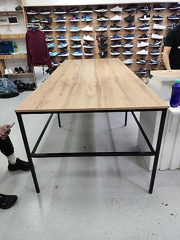 Лак жана боёк материалдары: Кеңсе үчүн үстөл, Жөндөлбөй турган, Тик бурчтуу — 2