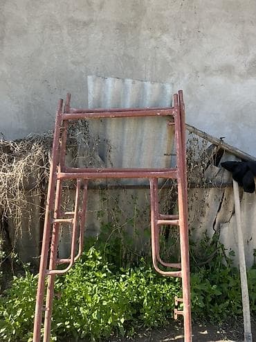 Строительные леса (рамные) с настилами 2штуки достовка есть платно at lalafo.kg Строительные леса (рамные) с настилами 2штуки достовка есть платно