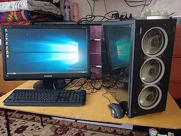 компьтер игровой: Компьютер, ядер - 8, ОЗУ 8 ГБ, Игровой, Б/у, Intel Core i3, HDD — 4