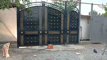 ремонт откатных ворот: Сварка | Решетки на окна, Навесы, Ворота Демонтаж, Монтаж, Доставка — 26