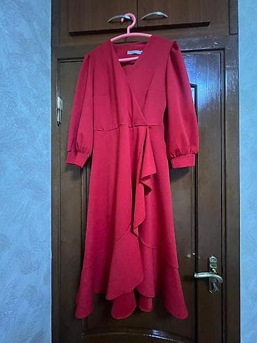 Вечернее платье, С рукавами, XL