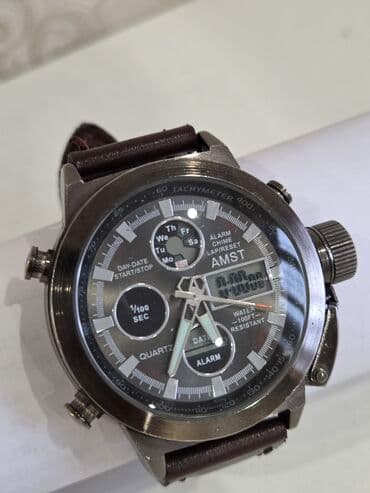 AMST 3003 наручные цифровые и аналоговые часы коробки нет недавно