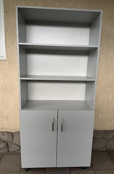 Офисный шкаф, Новый, цвет - Серый, ЛДСП