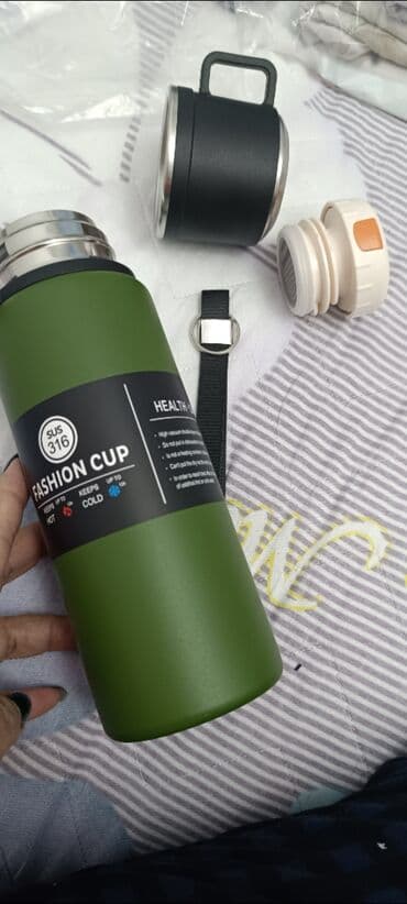 Идиш-аяк: Термоса лёгкие и удобные, в хорошем объеме: 600мл.и 1000мл.тепло — 10