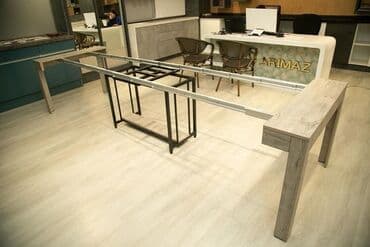 столы трансформеры для гостинной: Стол трансформер "Швейцар 3" длина от 48 до 300 см ширина 110 см — 4