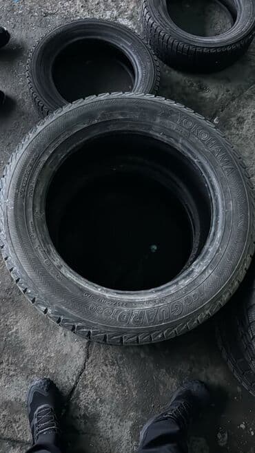 шинны: Зимние шины Goodyear 2шт и Yokohama 2шт, комплект: 4 шт. - Сезон — 3