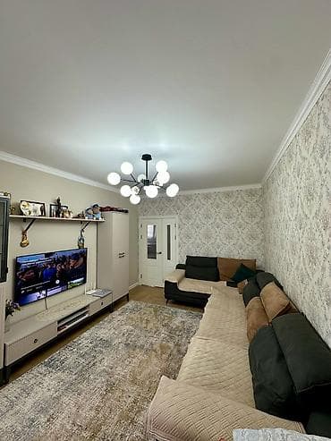 5: 2 комнаты, 60 м², Чон-Арык с. 105 серия, 5 этаж, Евроремонт — 3