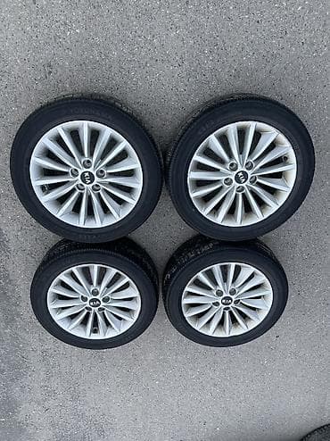 kla k7: Литые Диски R 17 Hyundai, Комплект, отверстий - 5, Б/у — 8