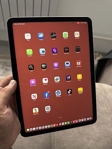 Планшеты: Планшет, Apple, память 256 ГБ, 10" - 11", Wi-Fi, Б/у, Классический цвет - Белый — 3