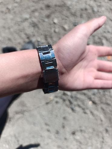 кольца для мужчин: Часы наручные с металлическим браслетом, стиль дайвер - Корпус и — 4