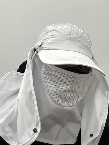 чехлы зимние: Универсальная защитная кепка с накидкой и маской - Комплект: легкая — 1