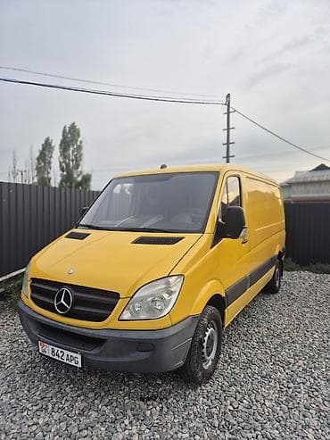 фреон для авто: Mercedes-Benz Sprinter (длинная база, высокий кузов), жёлтый фургон — 1