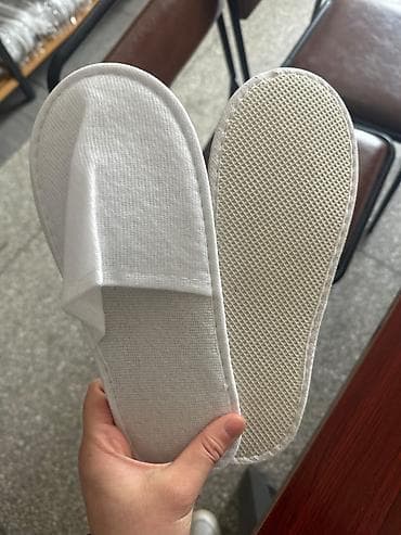 резиновые тапочки: Домашние тапочки, 36, 42, Новый, цвет - Белый — 8