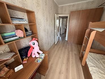 Недвижимость: 3 комнаты, 67 м², 105 серия, Аламедин-1 мкр 105 серия, 5 этаж, Косметический ремонт — 3