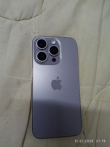 tecno camon 30 pro: IPhone 15 Pro, Б/у, 256 ГБ, Серебристый, Коробка, 87 % — 2