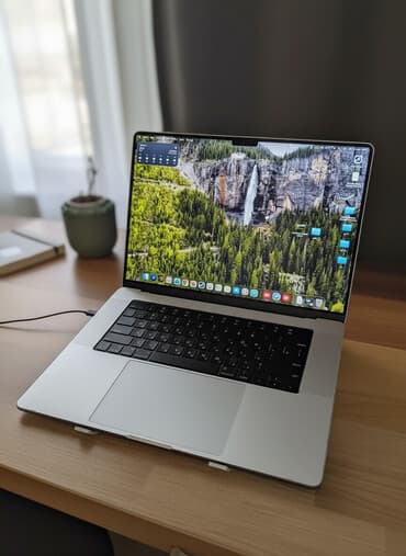 Ноутбук, Apple, 16 ГБ ОЗУ, Apple M1 Pro, 16 ", Б/у, Для работы, учебы, память SSD at lalafo.kg Ноутбук, Apple, 16 ГБ ОЗУ, Apple M1 Pro, 16 ", Б/у, Для работы, учебы, память SSD