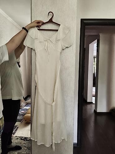 платья летнее: Летнее лёгкое платье в цветочек на подкладе + белое платье мини — 9