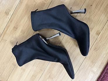 lining 38: Ботинки, 38, Zara, Б/у, цвет - Черный — 1