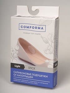 эспандер бабочка: Подушечка силиконовая от натоптышей (универс.разм.) Comforma Light — 2