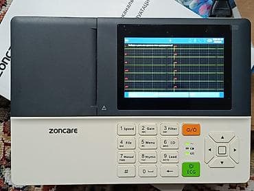 Медицинское оборудование: Кардиограф Zoncare (12‑канальный ЭКГ‑аппарат) Описание: - Портативный — 3