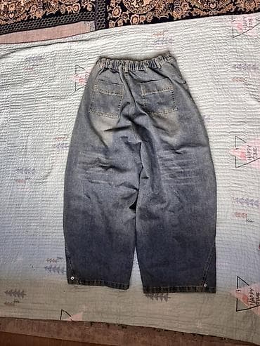 Джинсы: Джинсы свободного кроя (бананы/balloon), деним средней плотности, цвет — 2