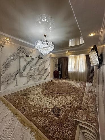 Батирлер: 3 бөлмө, 100 м², Жал мкр (а.и. Жогорку, Ортоңку, Төмөнкү) Элитка, 2 кабат, Евро оңдоо — 4