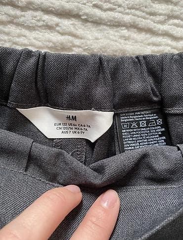 юбка зара: Школьная форма, цвет - Серый, Новый — 3