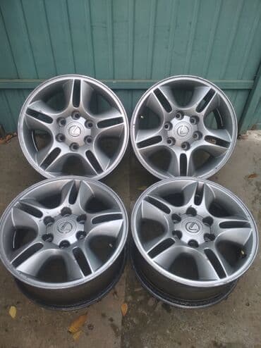 зимние шины на gx: Литые Диски R 17 Lexus, Комплект, отверстий - 6, Б/у — 1