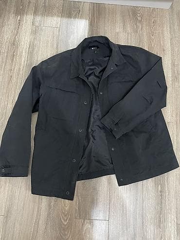 фирм куртка: Мужская куртка-рубашка от корейского бренда NIX.цвет Charcoal — 1