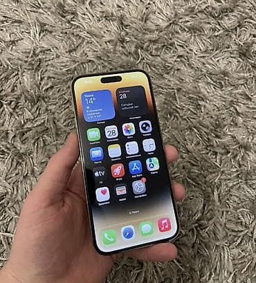 ipad apple: IPhone 14 Pro Max, Б/у, 256 ГБ, Natural Titanium, Кабель — 1