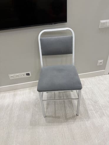 Шкафтар: Ашкана үчүн отургуч, Колдонулган, Темир, түсү - Боз — 2