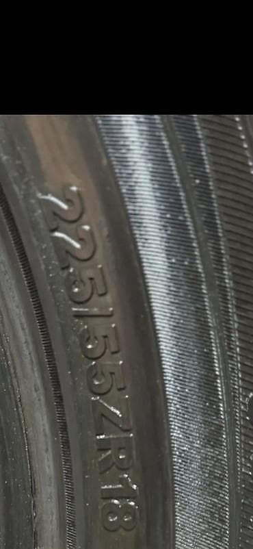 для зимы: Шины 225 / 55 / R 18, Лето, Б/у, Комплект, Легковые, Корея, Hankook — 1