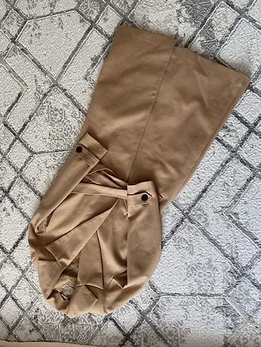 короткий тренч: Плащ/тренч женский, цвет бежевый (карамель). Модель с поясом и — 3