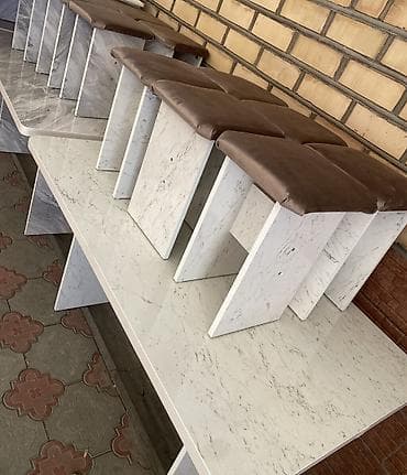 табуретка балон: Кухонный стол, Новый, Прямоугольный, Нераскладной — 8