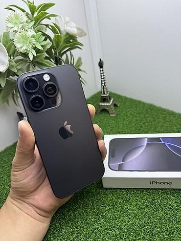 redmi note 7 pro: IPhone 16 Pro, Б/у, 256 ГБ, Black Titanium, Коробка — 2